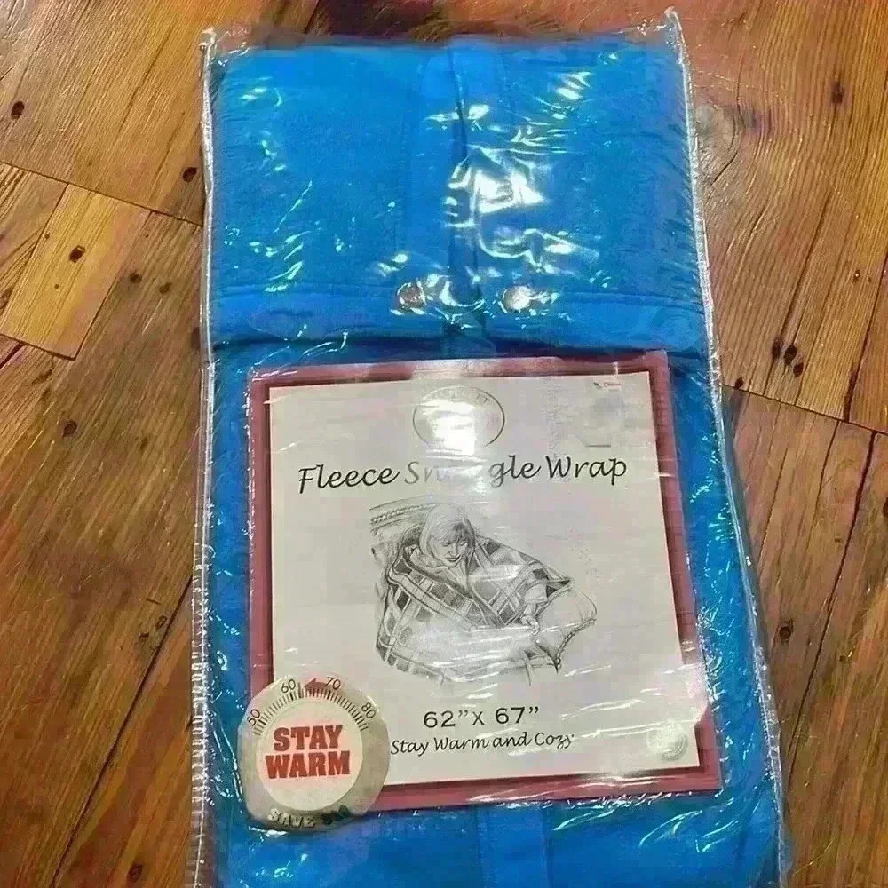 Nantucket Home Fleece Snuggle Wrap Blue